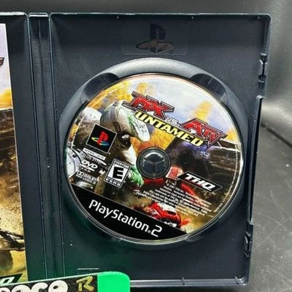 MX vs ATV Untamed PS2 THQ (Sony PlayStation 2, 2007) Complete W/ Manual